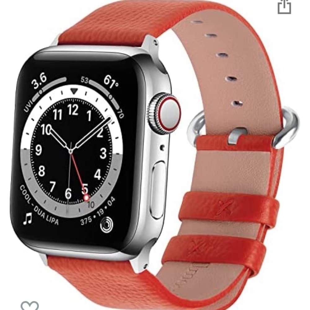 Fullmosa Compatible Apple Watch Band; Orange